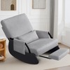 FelixKing Rocking Chair Nursery, Foldable Glider Chair, Upholstered Rocking Chair