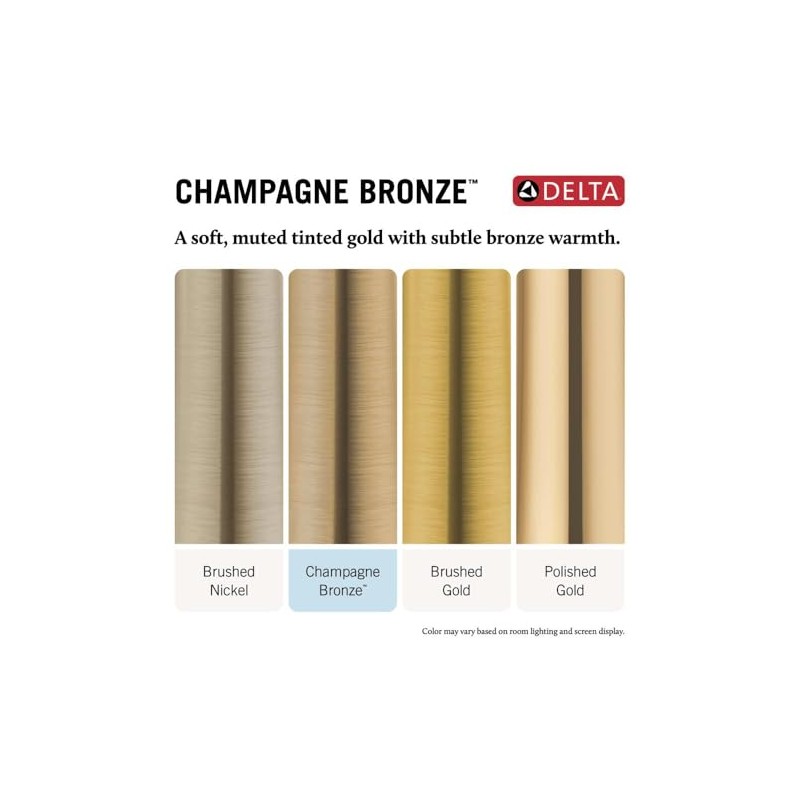 Delta Arvo Brushed Gold Bathroom Faucet 1 Hole, Single Hole