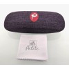 J.F. Rey JF Rey Petite Purple Fabric Clamshell EyeGlasses Case