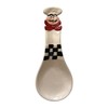 Fat Chef Spoon Rest and Kitchen Plate 2 Item Bundle