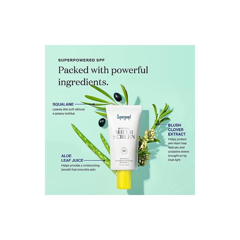 Supergoop Mineral Matte Screen SPF 30 For Women 1.5 oz