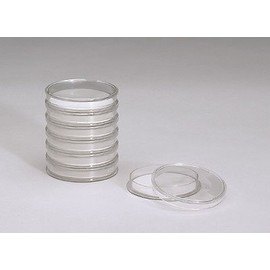 Advantec 800101 Petri Dish with Cellulose Pads, 50 mm Dia x 11 mm H, 100/pk
