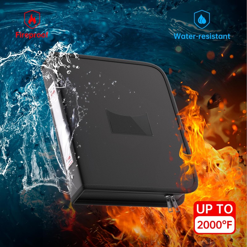 Ring Binder A4 Fireproof Folders Ring Binder 2 O-Ring A4