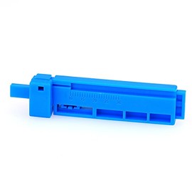 Blue 2 in 1 Ftth Fiber Tools Fiber Optic Fix-Length Fiber Coating Guide Bar Wire Stripper for Fiber Optical Connector