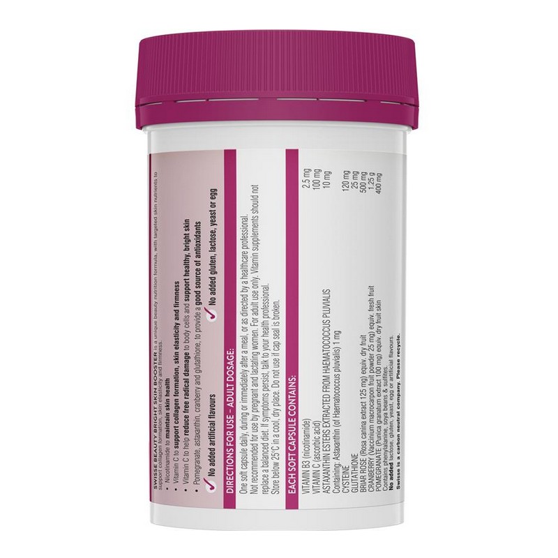 Swisse Beauty Bright Skin Booster 120 Soft Capsules