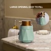 Luxflowing Ceramic Foaming Hand Soap Dispenser with Pump, Featuring Artistic