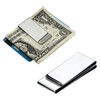 VERALY.MX Set 2 Clip Para Billetes Plateado Tarjetas 3 Divisiones