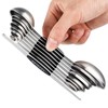Magnetic Measuring Spoons Set of 8 Stainless Steel Stackable Dual