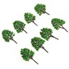 NUOLUX 20pcs Model Trees Landscape 1:150 7.5cm Model Train Scenery