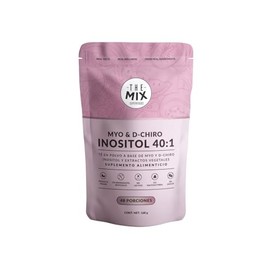 Inositol Polvo Myo Chiro Shisrandra Tremella Ubiquinol Porciones 168g Vegano Azúcar Saborizantes Edulcorantes The Mix Superfoods