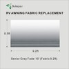 Dulepax RV Awning Fabric Replacement(9'2" Fabric) Heavy Duty 16 oz