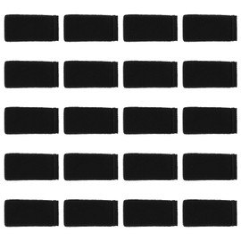 Pack of 20 Replacement Belt Loops, Elastic Belt Loops, No Sewing, Belt Loop Black for Men for Attaching the Belt