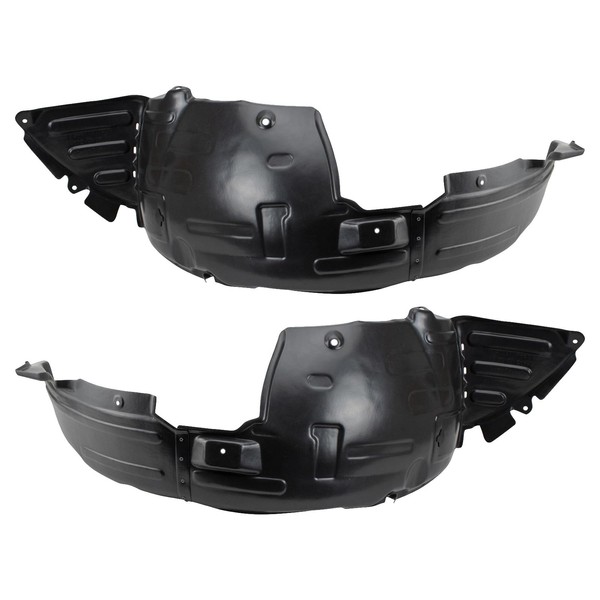 TRQ TRQ Front Inner Fender Liner Set Compatible with 2013-2016