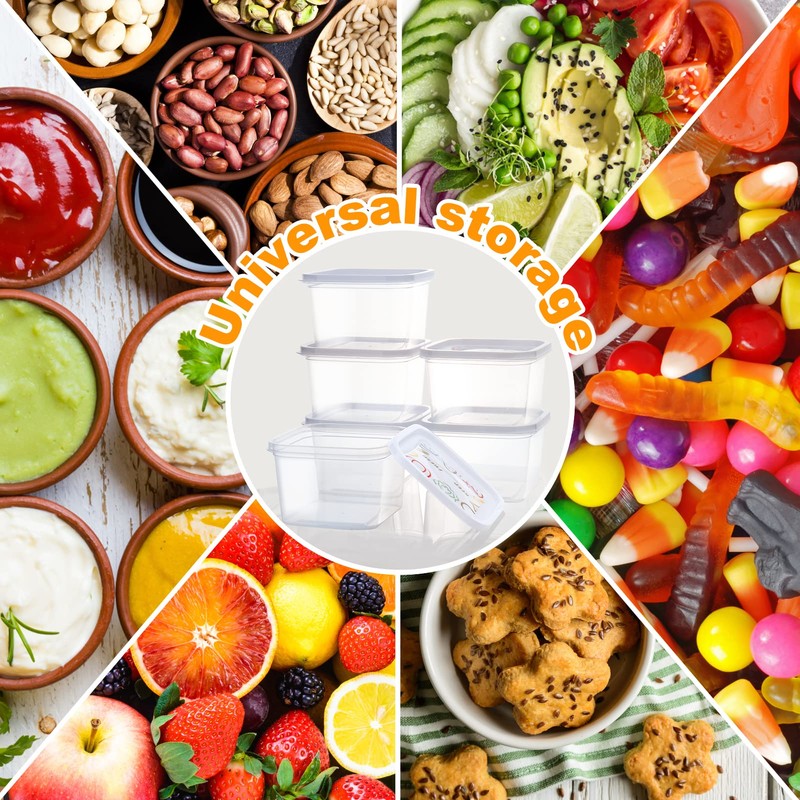 Vodolo Pizza Dough Proofing Box with Sealing Lids, Set of