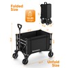 Raynesys 3 in 1 Collapsible Wagon Converts to Bench, 220lbs