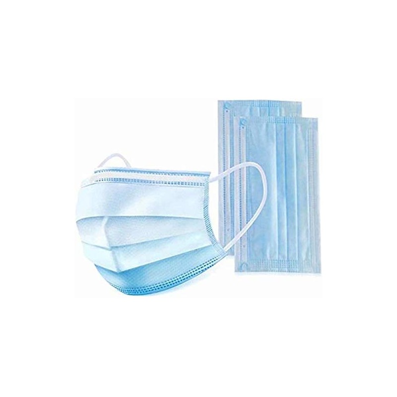 100 PCS Filter 3-ply Disposable Face Mask Personal protection dust-proof