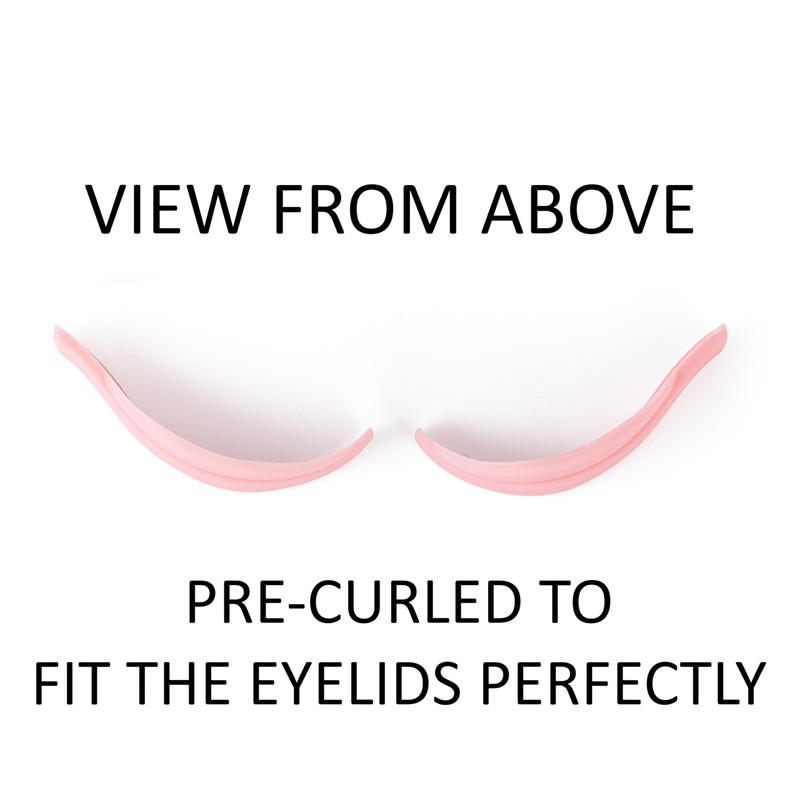 Glueless Lash Lifting Shields Curlers Pads Glueless eyelid shaped Vegan