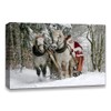 NWT IDEA4WALL Canvas Wall Art Christmas Santa Claus Decor Painting