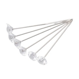 Yosoo 600 Alfileres de Costura Finos de Acero Inoxidable de 2 Pulgadas y 1,5 Pulgadas, Alfileres Rectos para Acolchar Estables para Trabajos Manuales de Ropa, Adecuados para Diferentes