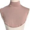 TERNCOEW Womens Turtleneck Fake Collar Islamic Hijab Extensions Solid Color