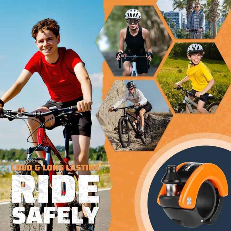 Hidden Bicycle Bell Conch Bicycle Handlebar Ebike Horn Bell Bicycle