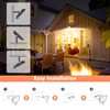 MEIKEE 35W Outdoor LED Spotlight with Motion Sensor Warm White