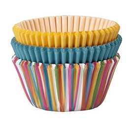 Wilton 415-1699 Baking Cups 75 Count Standard Color Wheel Mix, Multicolored