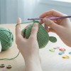 Crochet Yarn Kit, 3×50g 60% Cotton 40% Acrylic Combed Cotton