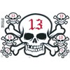XIAXIN Waterproof PVC Skull Sticker Set Skull Skull Skeleton Indoor