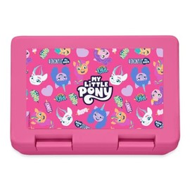Spreadshirt My Little Pony All Characters Lunch Box, One Size, Pink