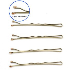 Dofash Metal 5cm/2in Bobby Pins Black Hair Clips grips for Hair Decoration 60pcs (blonde)