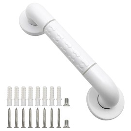 Hsthe Sea 30cm Bathroom Grab Bar with Non-Slip Handle and Luminous Circles Grab Bar for Bathtub Shower Safety Handle