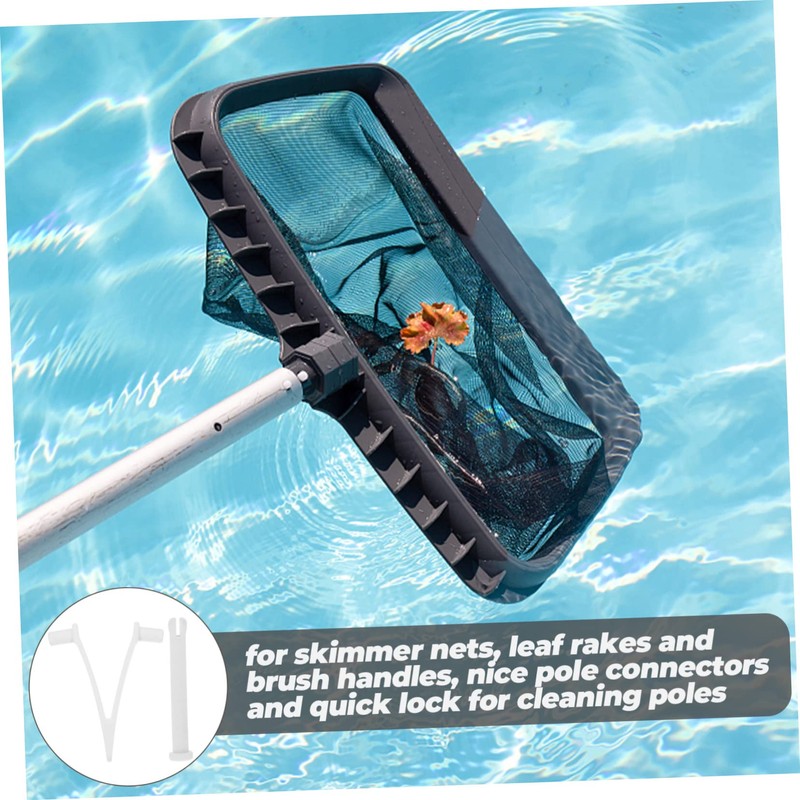 GANAZONO 15sets Pool v Clips Locking for Vacuum and Skimmer