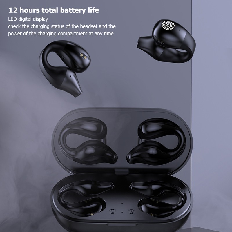 Bluetooth 5.3 Earbuds HiFi Ear Hook Bluetooth Earphone with Digital