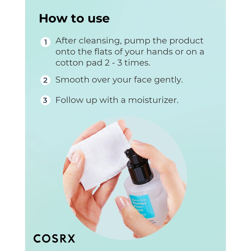 COSRX Two in One Poreless Power Liquid, 100ml / 3.38