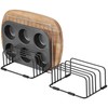 2 Pack Cutting Board Organizer, 5 Slot Cutting Board Holder