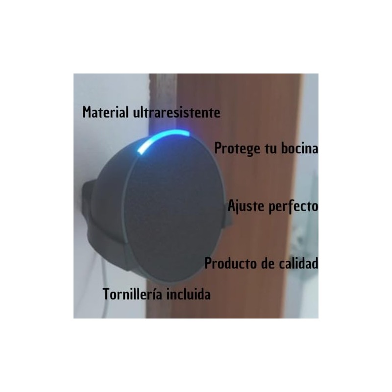 Genérico Base Pared Alexa Echo Pop Soporte Bocina Inteligente