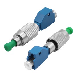 XMSJSIY LC to FC Fiber Optic Adapter FC/APC Male to LC/UPC Female Single Mode Simplex Hybrid Optical Adapter Converter Connector for Network Internet -2 PCS