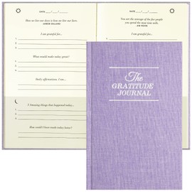 The Gratitude Journal, manifestation journal, Daily Journal with Prompts for Affirmation, Happiness, Mindfulness, Positivity, Wellness, Undated Journal for Women & Men(8.5 * 5.5 inches)