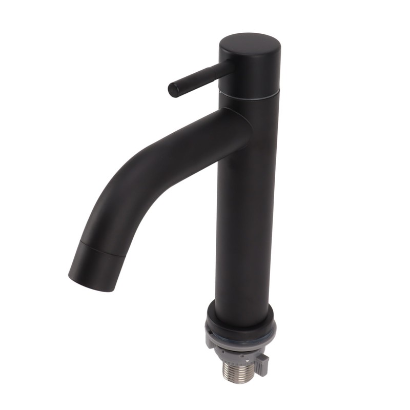 Bathroom Sink Faucet Stainless Steel Modern Single Handle Single Hole