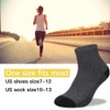 COOVAN Men's Athletic Ankle Socks 12 Pack Mens Cushion Comfort