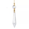 Unbranded Glass prism facet chandelier prisms with BRASS pins TZ-10B