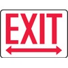 Accuform MADM630VP Sign, "EXIT (Arrow)", 7" Length x 10" Width
