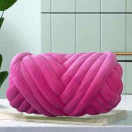 Chunky Cotton Yarn for Arm Knitting Crochet Super Saver Jumbo Giant Bulky Premier Yarn for Making Pets House Blanket