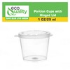 EcoQuality [800 Pack 1 Oz Leak Proof Plastic Condiment Souffle