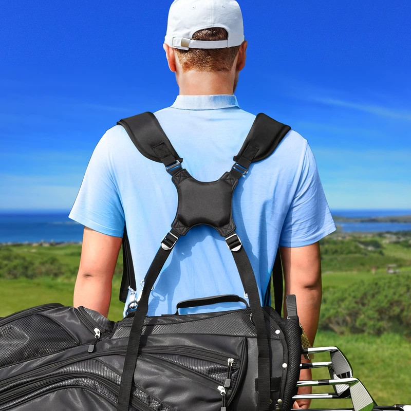 Golf Shoulder Belt, For Caddy Bags, 2-Point, 3-Point, 4-Point Type,