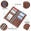 FALAN MULE Long Wallet for Men Leather Bifold Card Holder