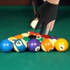 Left Hand Billiard Gloves Polyurethane Fiber Average Size Three Fingers