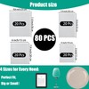80 Pack Foam Pouches for Packing, Cushion Foam Wrap Sleeves,