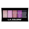 L.A. COLORS 5 Color Matte Eyeshadow Palette, Plum Pashmina CEM479